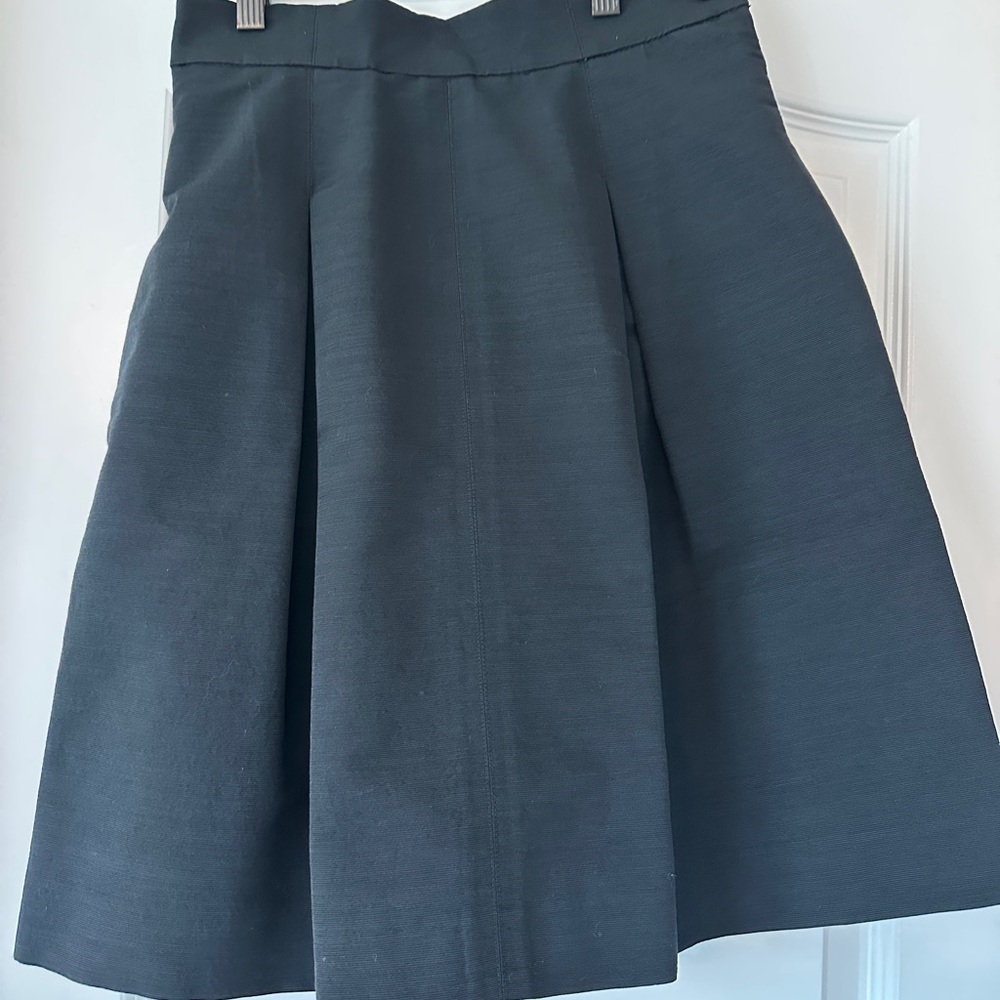 CHANEL Black A-Line Skirt